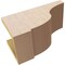 Ekena Millwork 7"W x 14"D x 7"H Wide Van Buren Rough Cedar Woodgrain TimberThane Corbel, Primed Tan CORUR07X14X07VANRCPR - alternate 3
